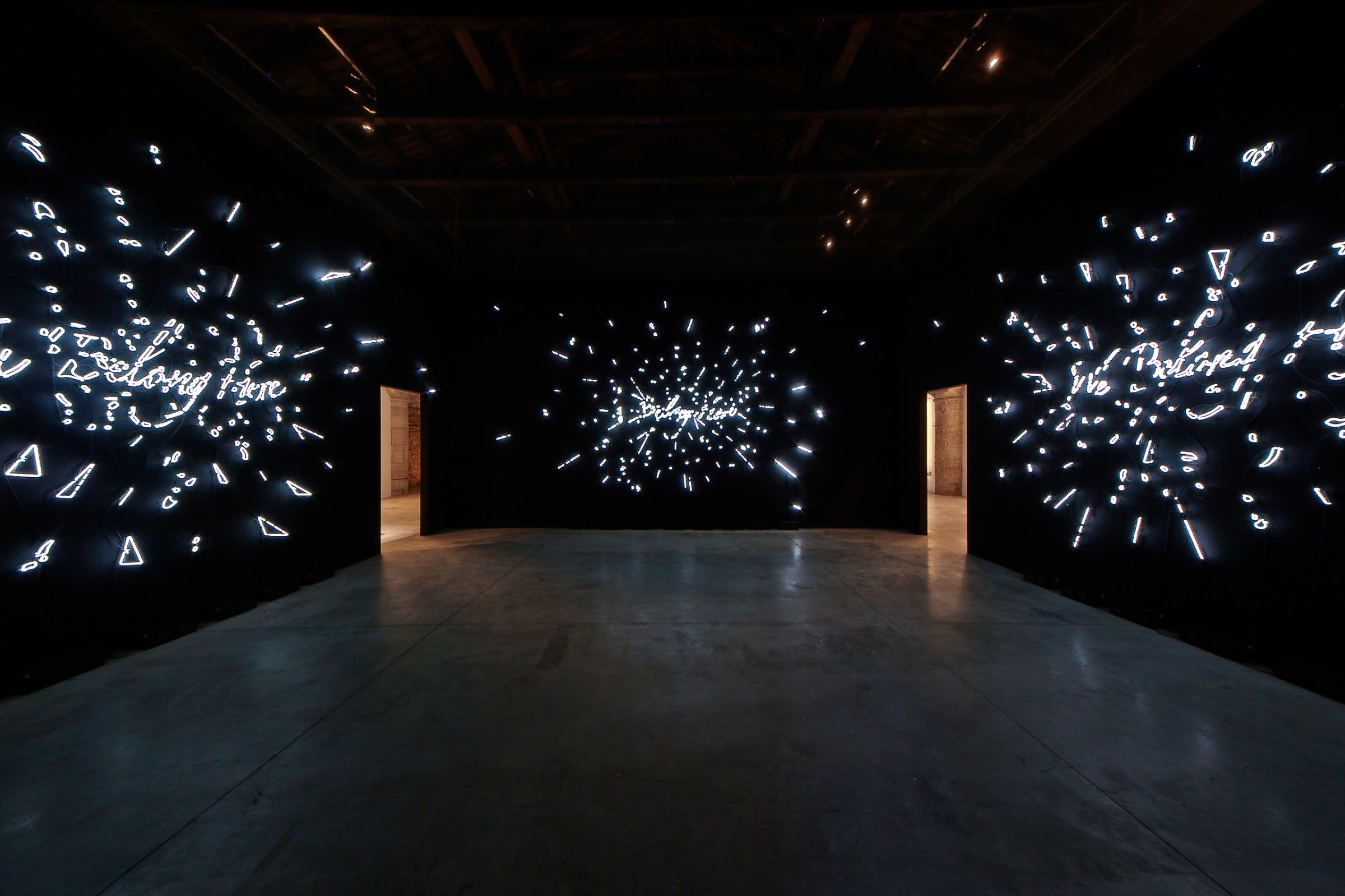 A neon installation by Tavares Strachan