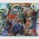 Julie Mehretu, Among the Multitude XIII, 2021-2022, Ink and acrylic on canvas, 48 x 60 inches/121,9 x 152,4 cm, Collection: Julie Mehretu, Courtesy of the artist and Marian Goodman Gallery, New York, Photo: Tom Powel Imaging © Julie Mehretu